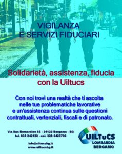 Solidarietà, assistenza, fiducia con la Uiltucs